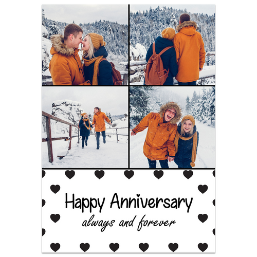 Always and Forever Photo Anniversary Card