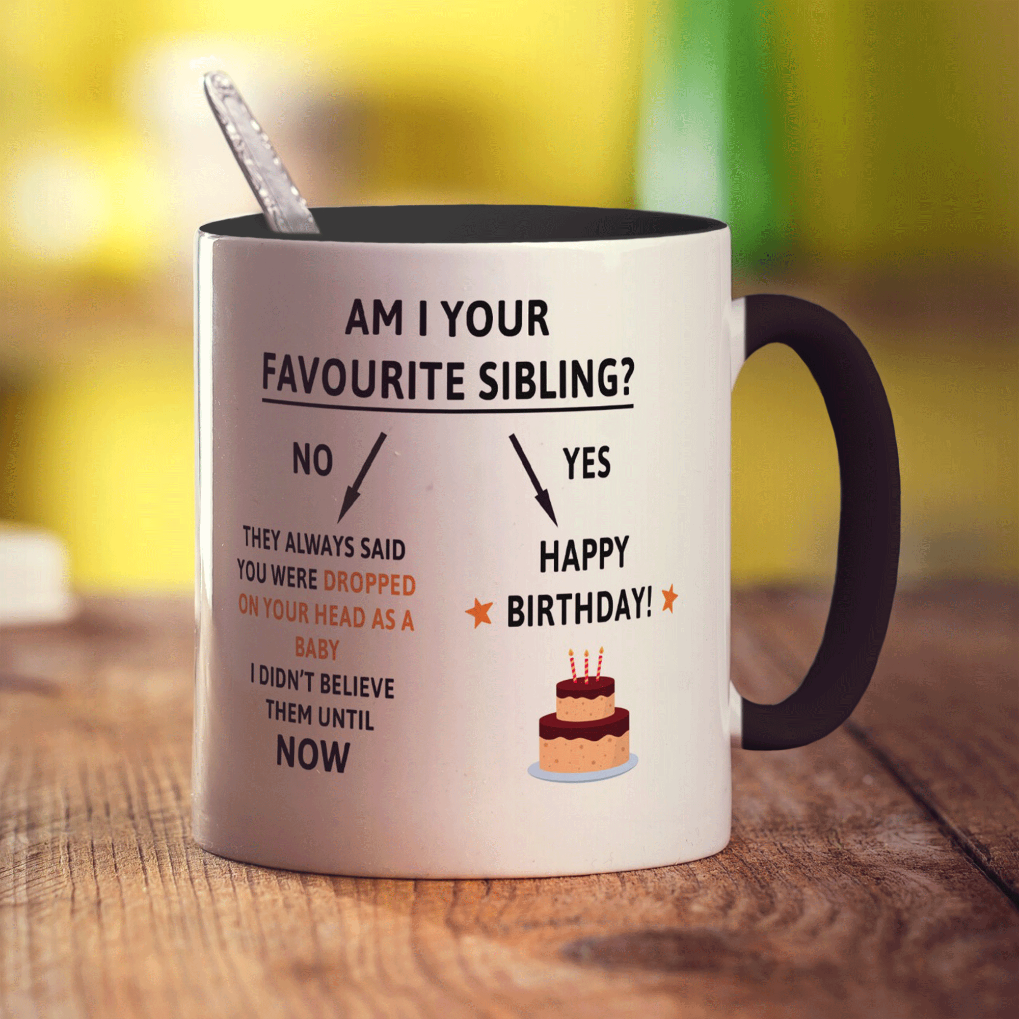Am I Your Favourite Sibling Mug