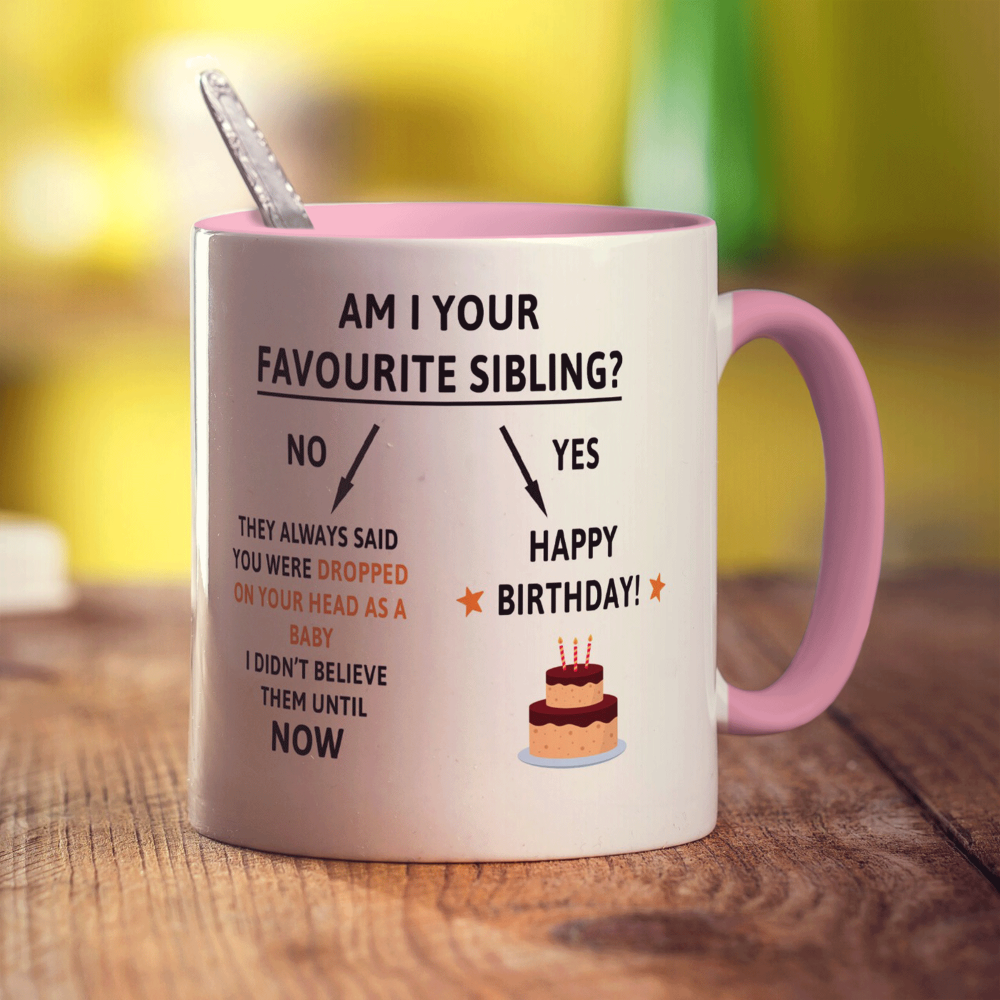 Am I Your Favourite Sibling Mug