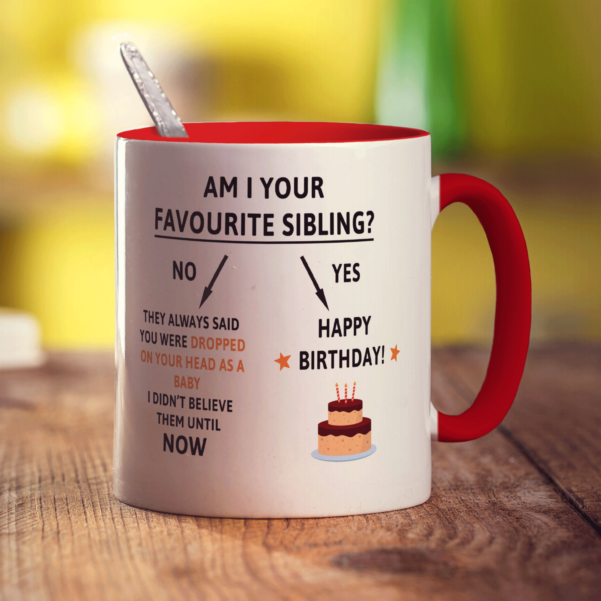 Am I Your Favourite Sibling Mug