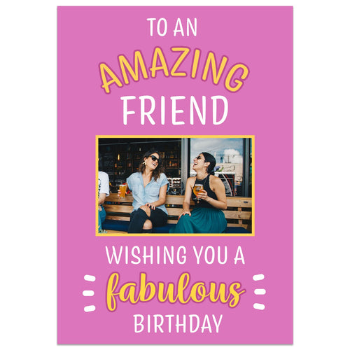 Amazing Friend Photo Card