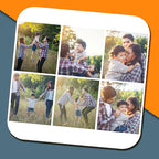 Double Sided 6 Photo Grid Collage Mug