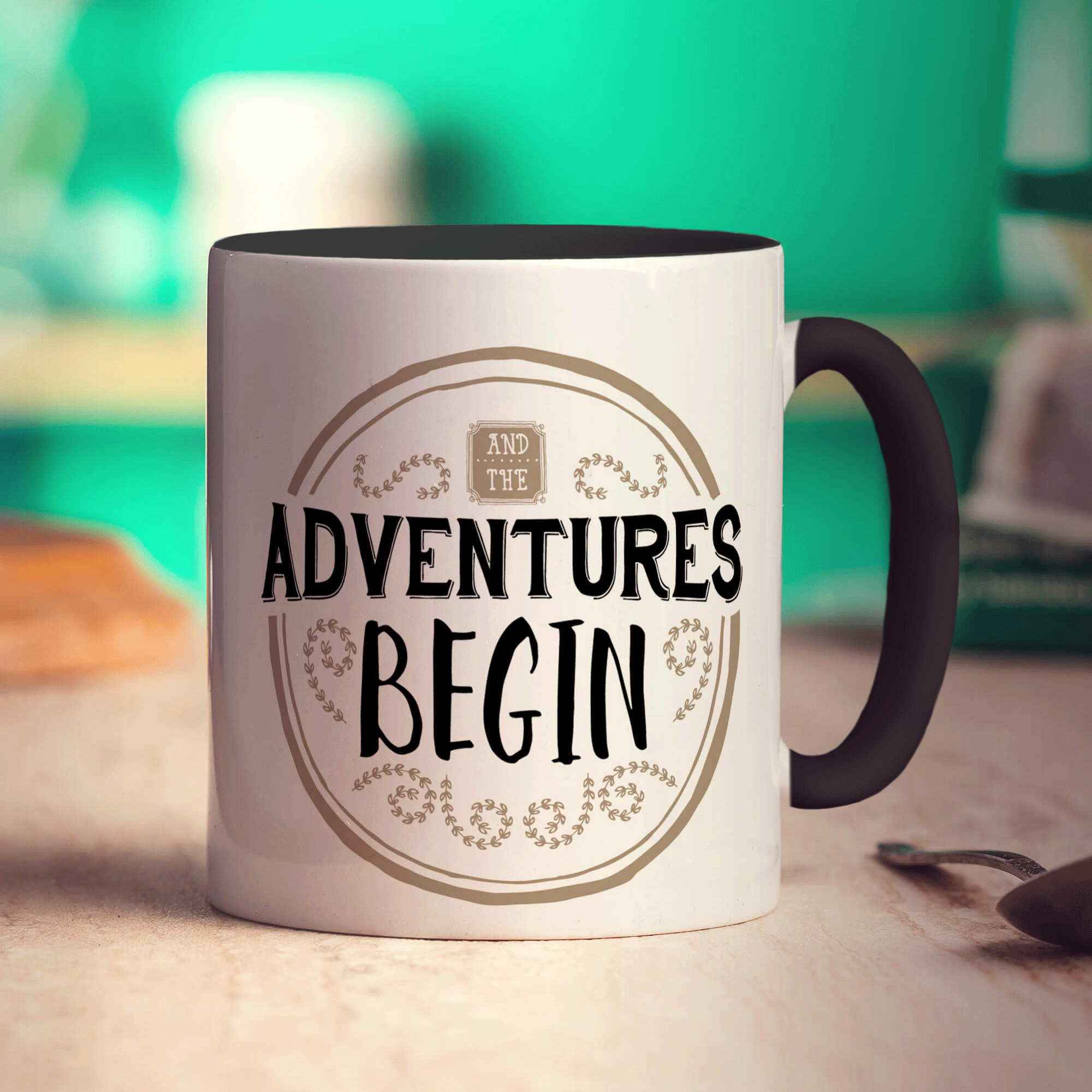 And The Adventures Begin Mug