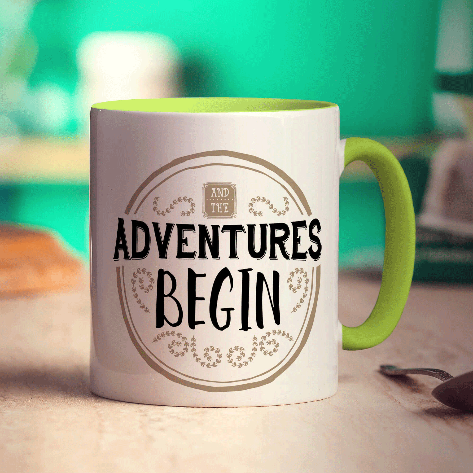 And The Adventures Begin Mug