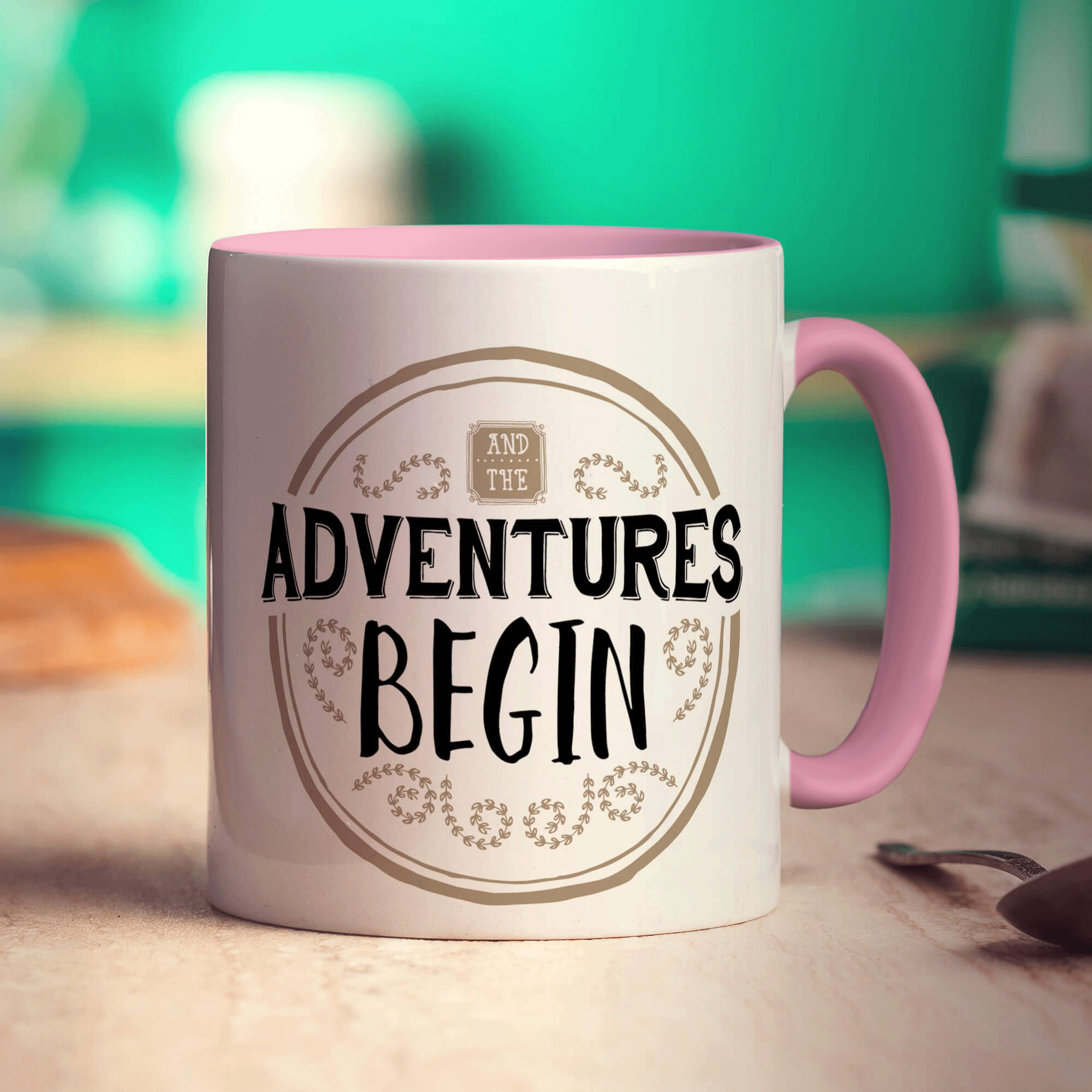And The Adventures Begin Mug