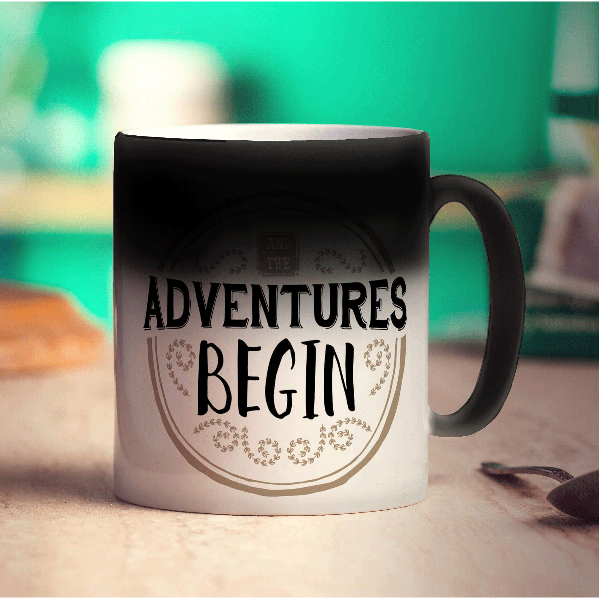 And The Adventures Begin Mug