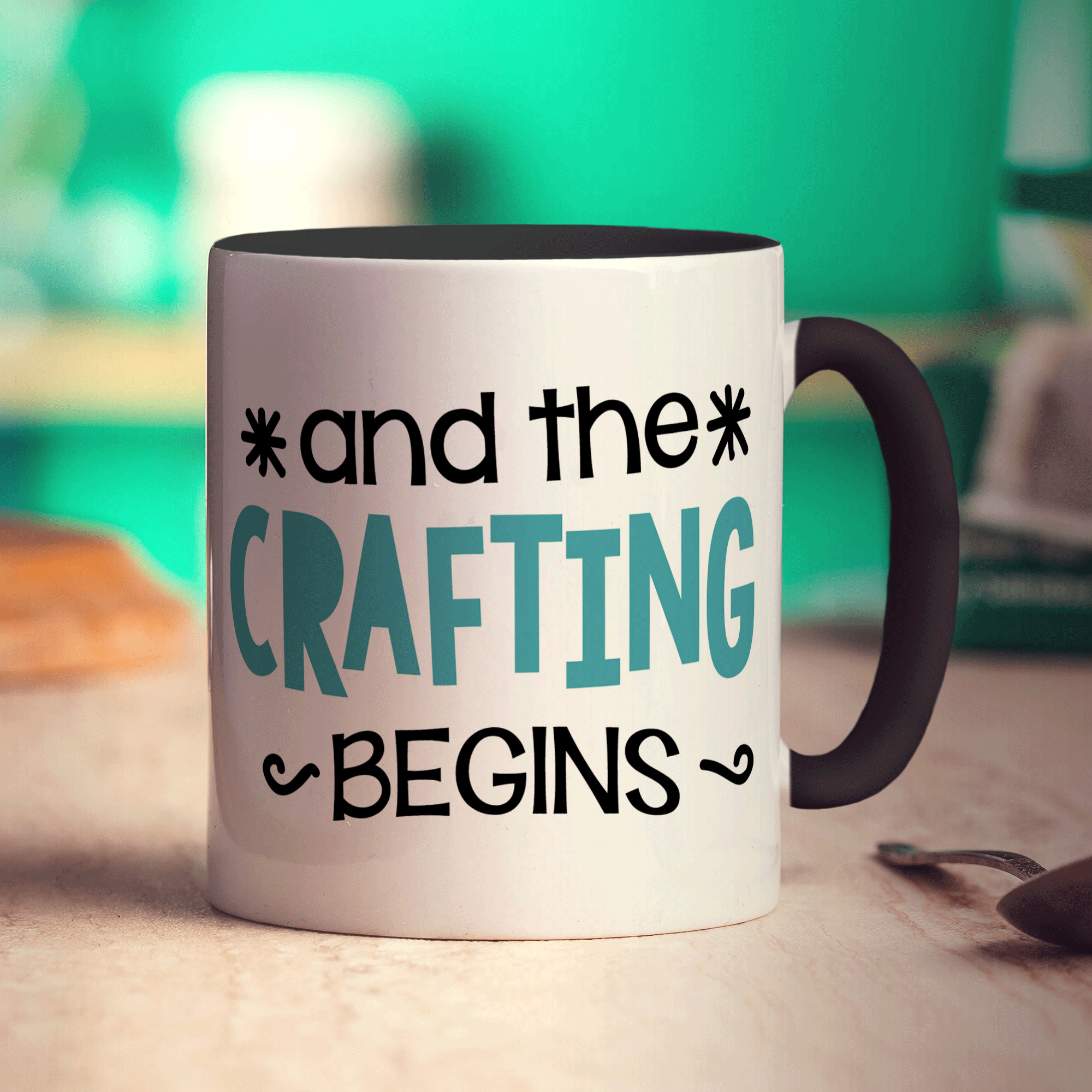 And The Crafting Begins Mug