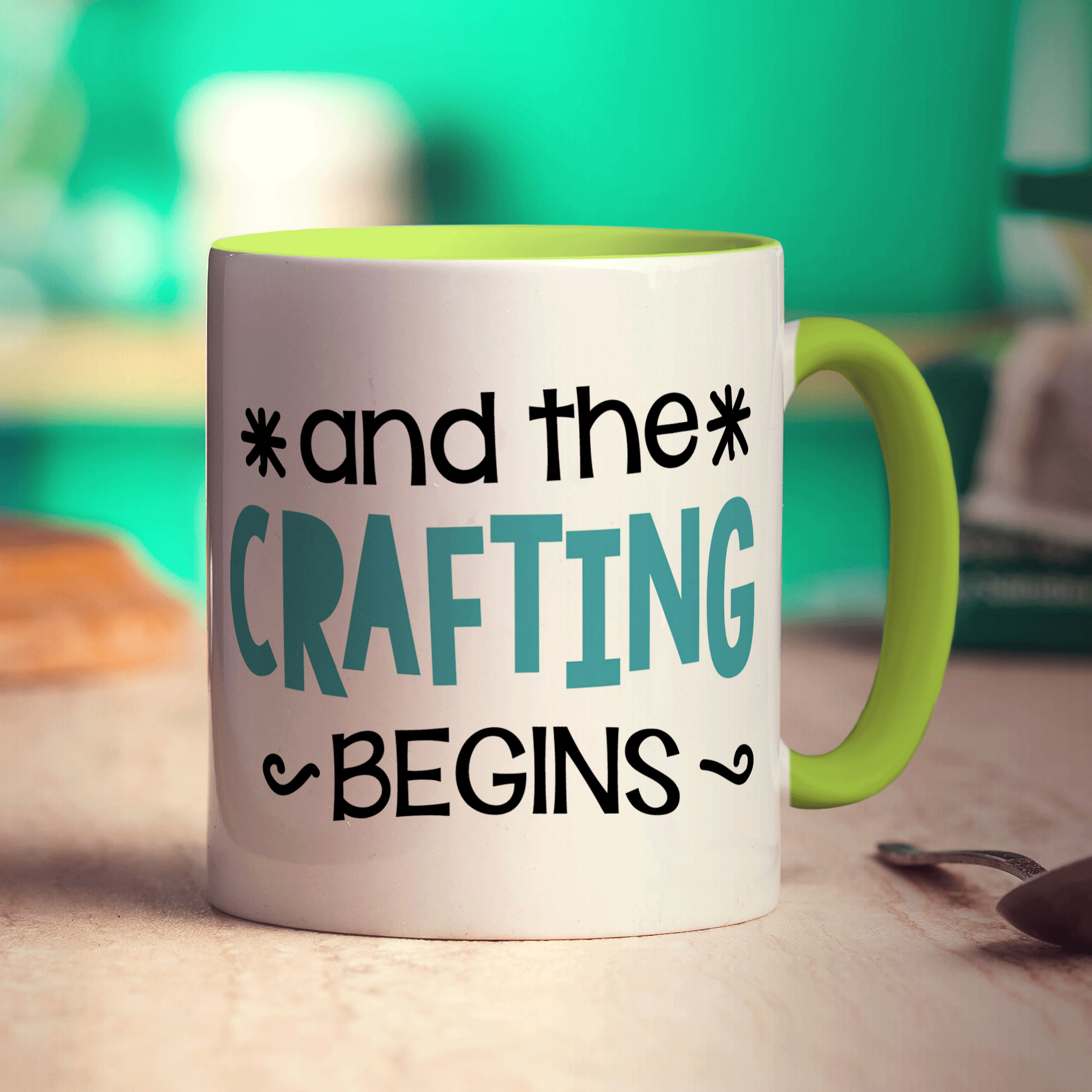 And The Crafting Begins Mug