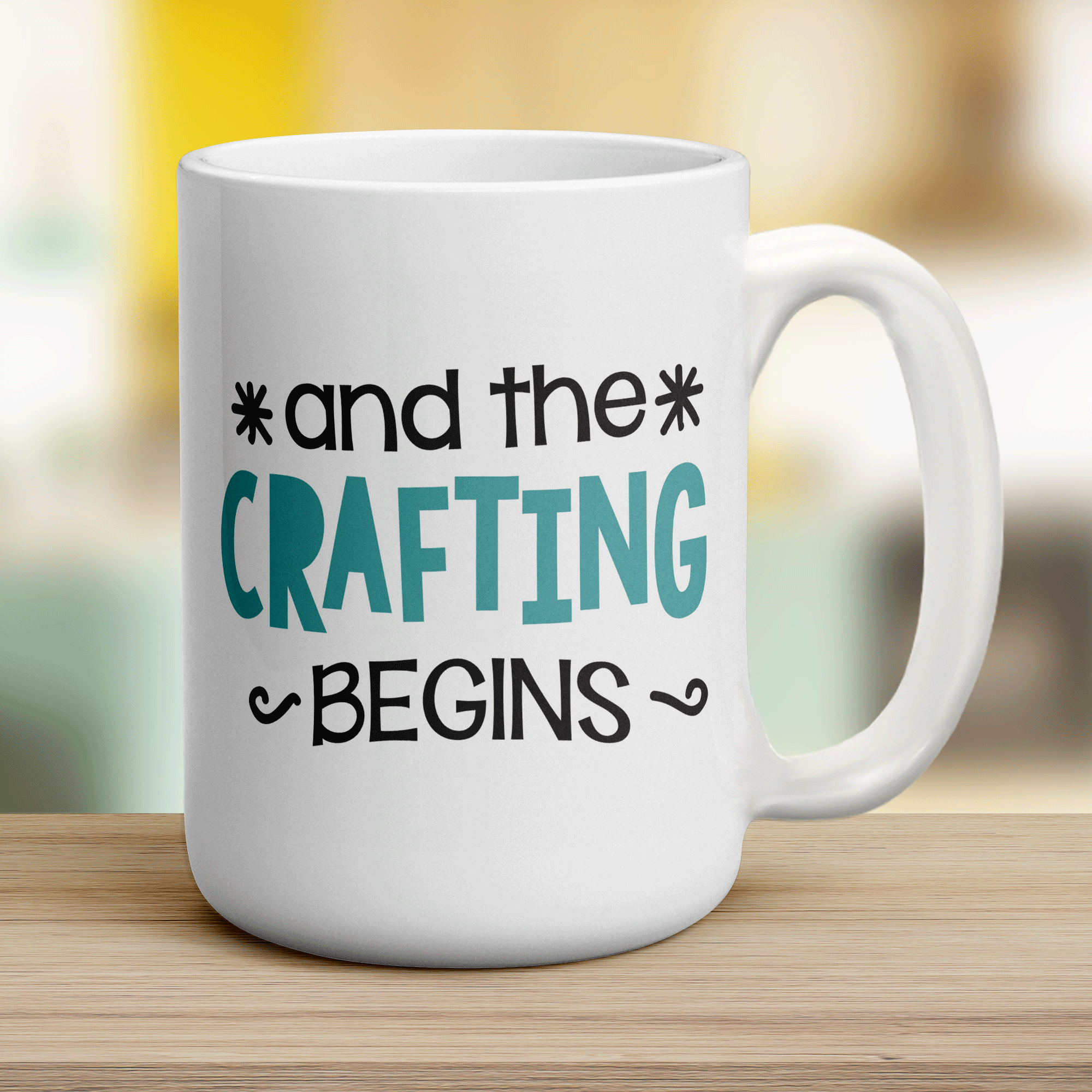 And The Crafting Begins Mug