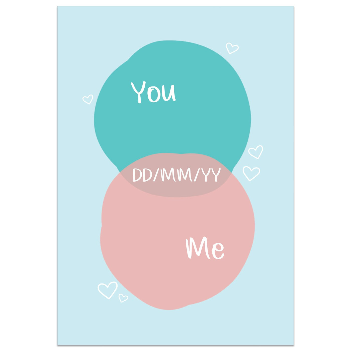 Anniversary Pie Chart Card