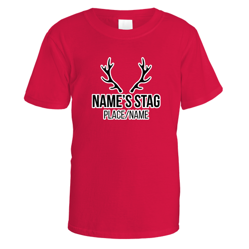 Antler Stag Do T-Shirt