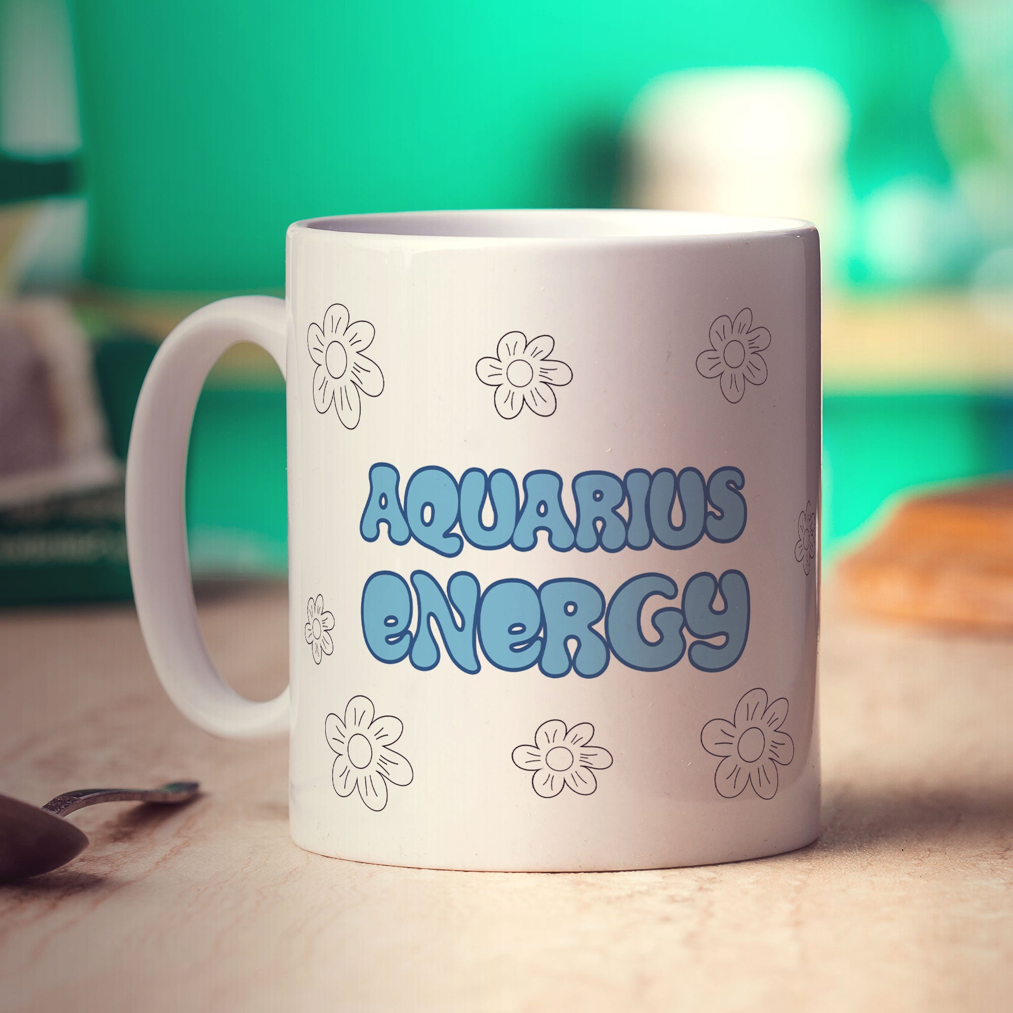 Aquarius Energy Star Sign  Mug