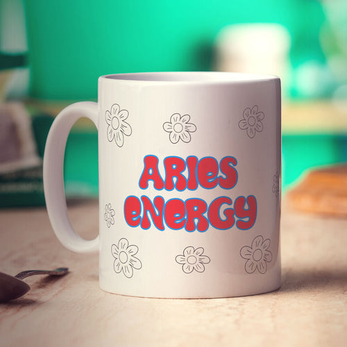 Aries Energy Star Sign Mug