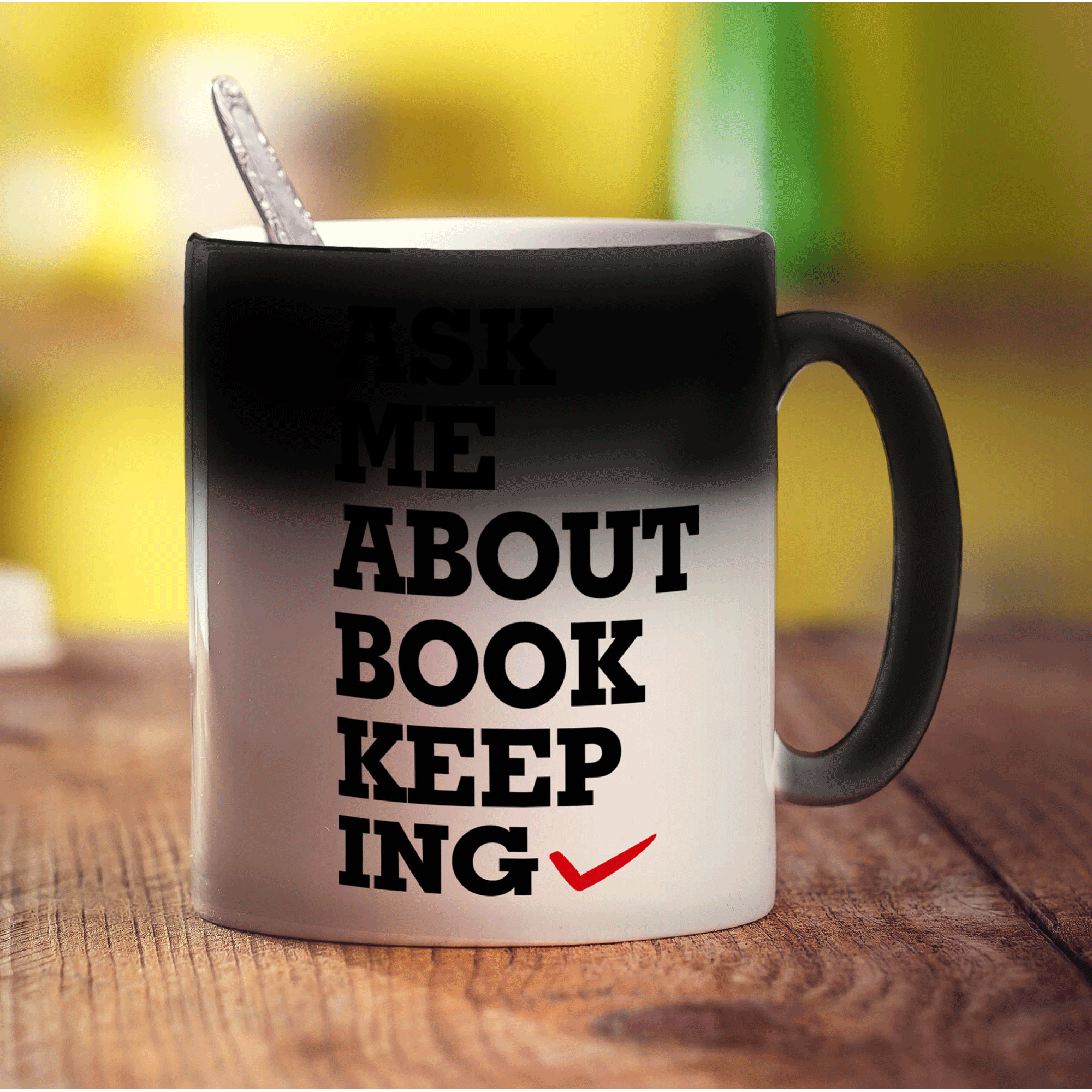 Ask Me About the Bookkeeping Mug