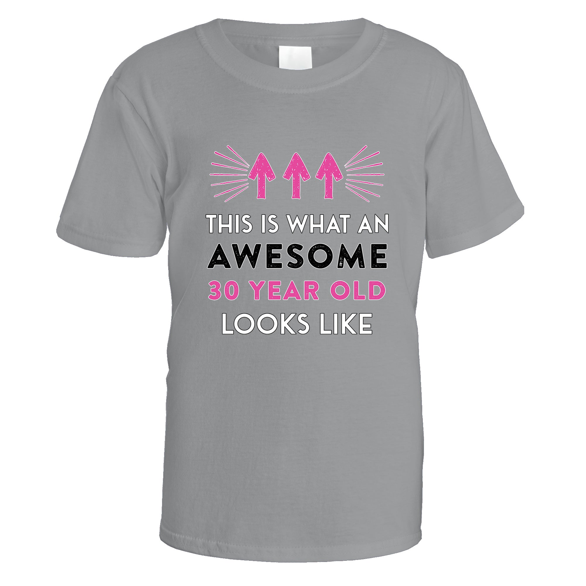 Awesome 30 Year Old T-Shirt (Pink Design)
