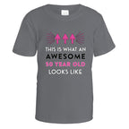 Awesome 50 Year Old T-Shirt (Pink Design)