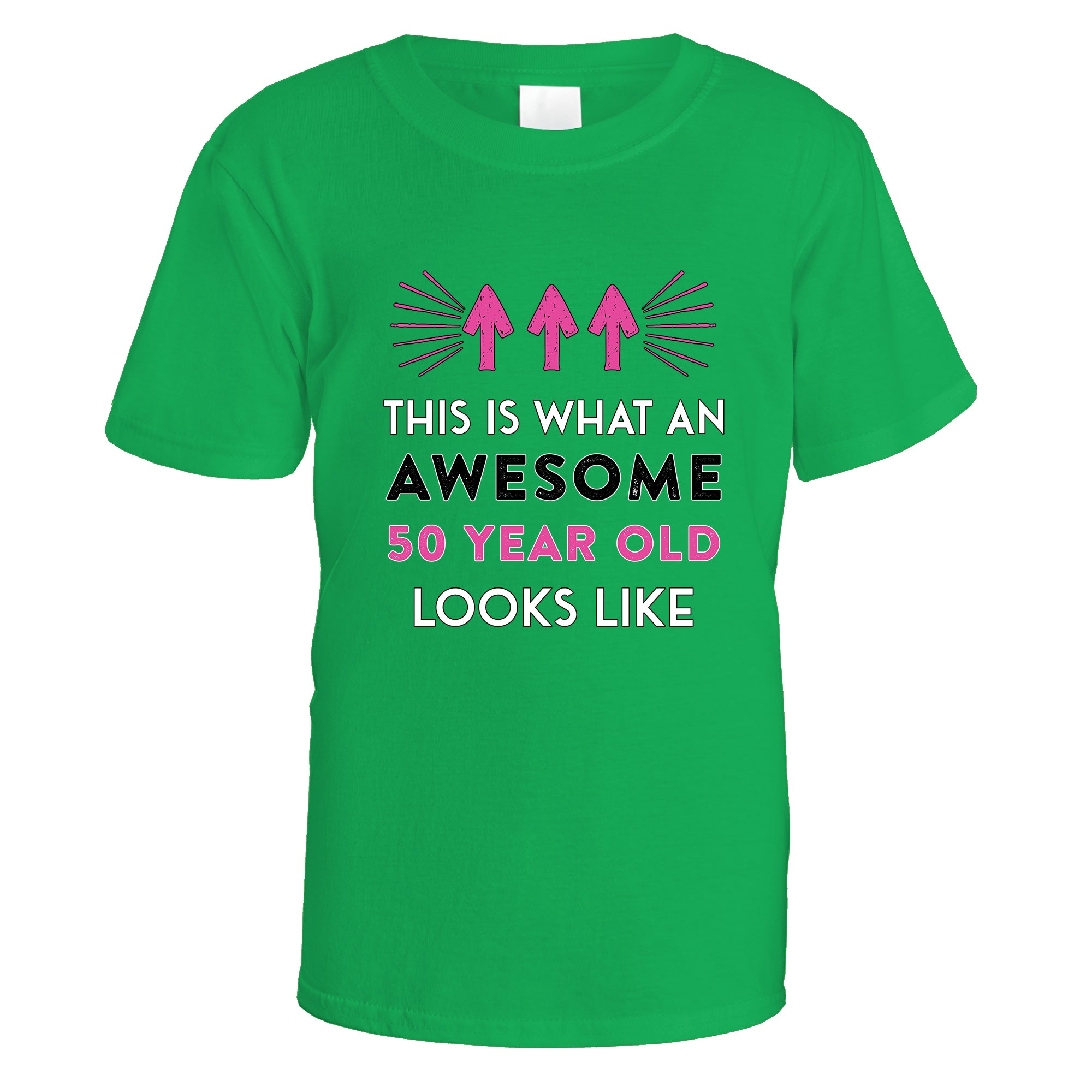 Awesome 50 Year Old T-Shirt (Pink Design)