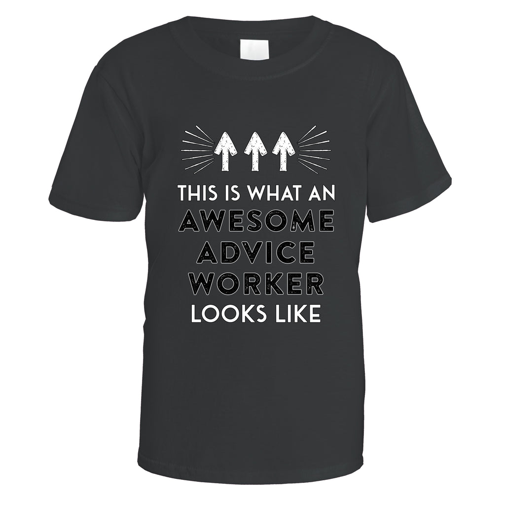 Awesome Advice Worker T-Shirt - Medium / Black