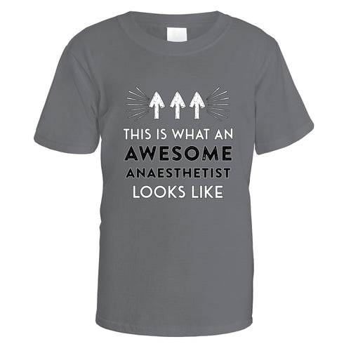 Awesome Anaesthetist T-Shirt - Small / Charcoal