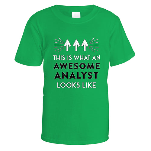 Awesome Analyst T-Shirt - Small / Irish Green