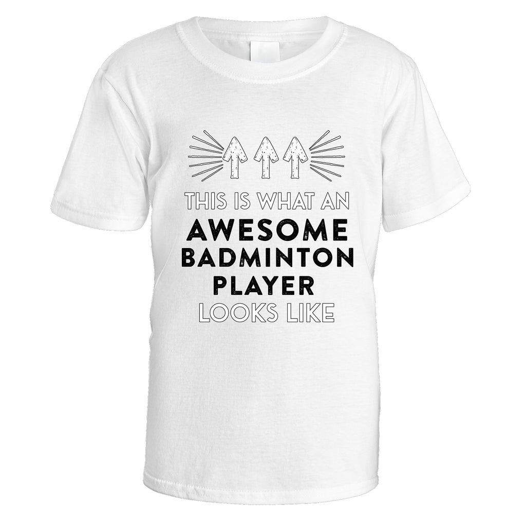 Awesome Badminton Player T-Shirt