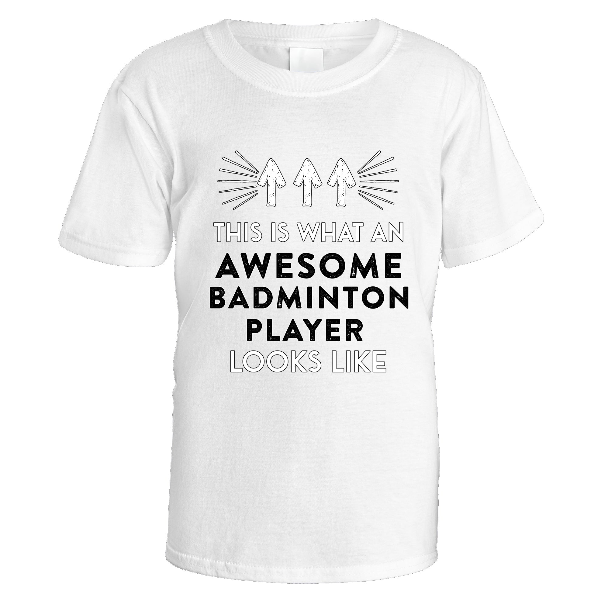 Awesome Badminton Player T-Shirt