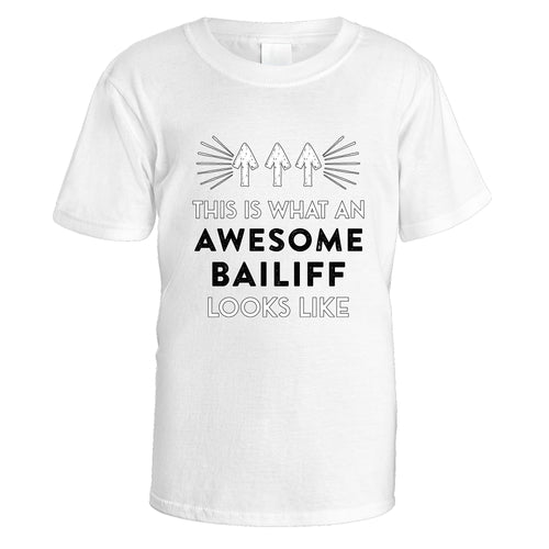 Awesome Bailiff T-Shirt - Medium / White