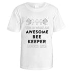 Awesome Bee Keeper T-Shirt - Medium / White
