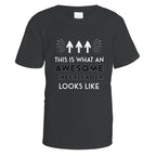 Awesome Cheerleader T-Shirt - Medium / Black
