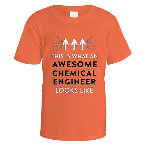 Awesome Chemical Engineer T-Shirt - Small / Orange