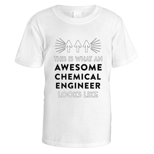 Awesome Chemical Engineer T-Shirt - Medium / White