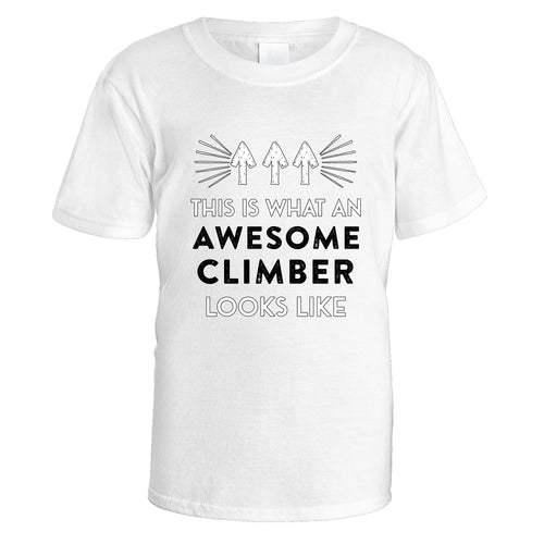Awesome Climber T-Shirt - Medium / White