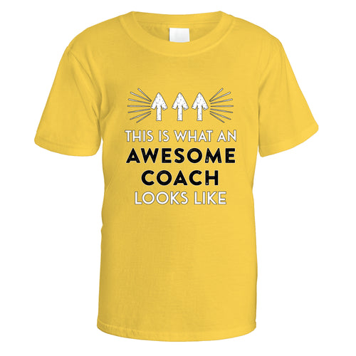 Awesome Coach T-Shirt - Small / Daisy