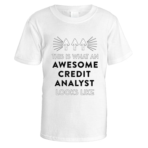 Awesome Credit Analyst T-Shirt - Medium / White
