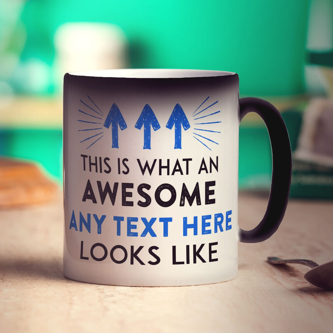 Magic Heat Sensitive Custom Awesome Mug - Add Your Own Text