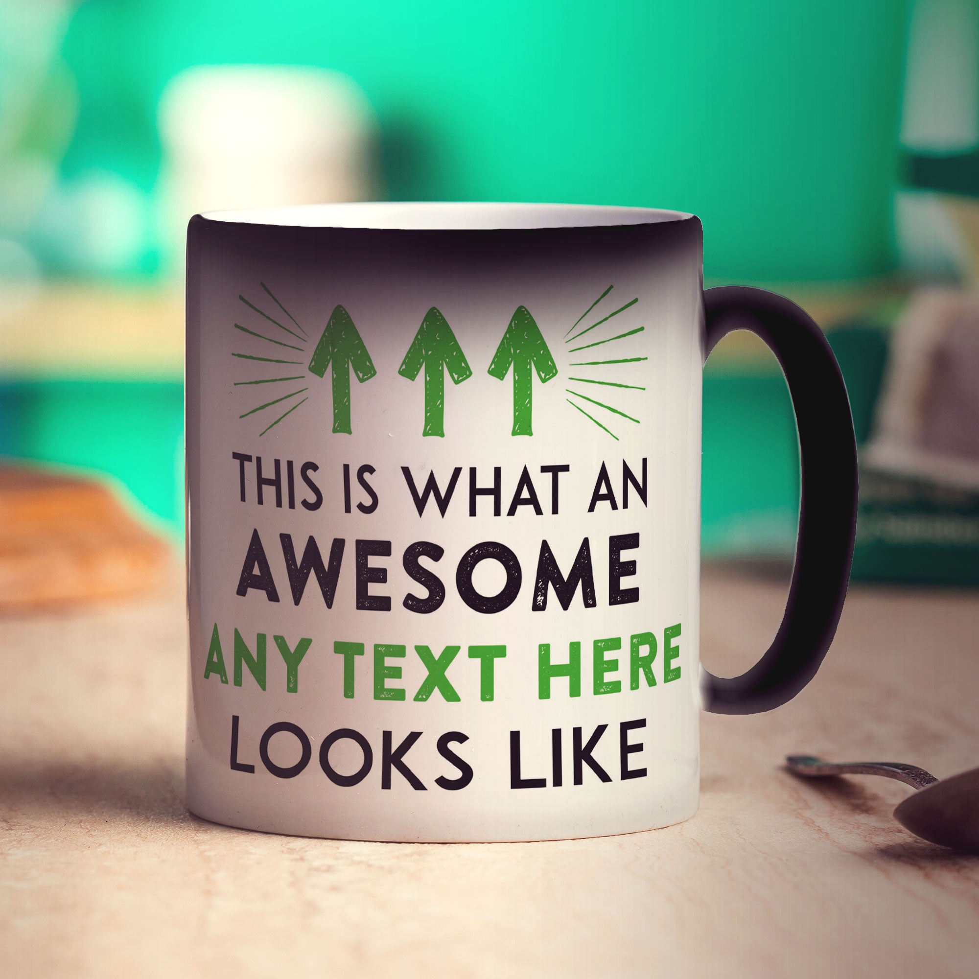 Magic Heat Sensitive Custom Awesome Mug - Add Your Own Text