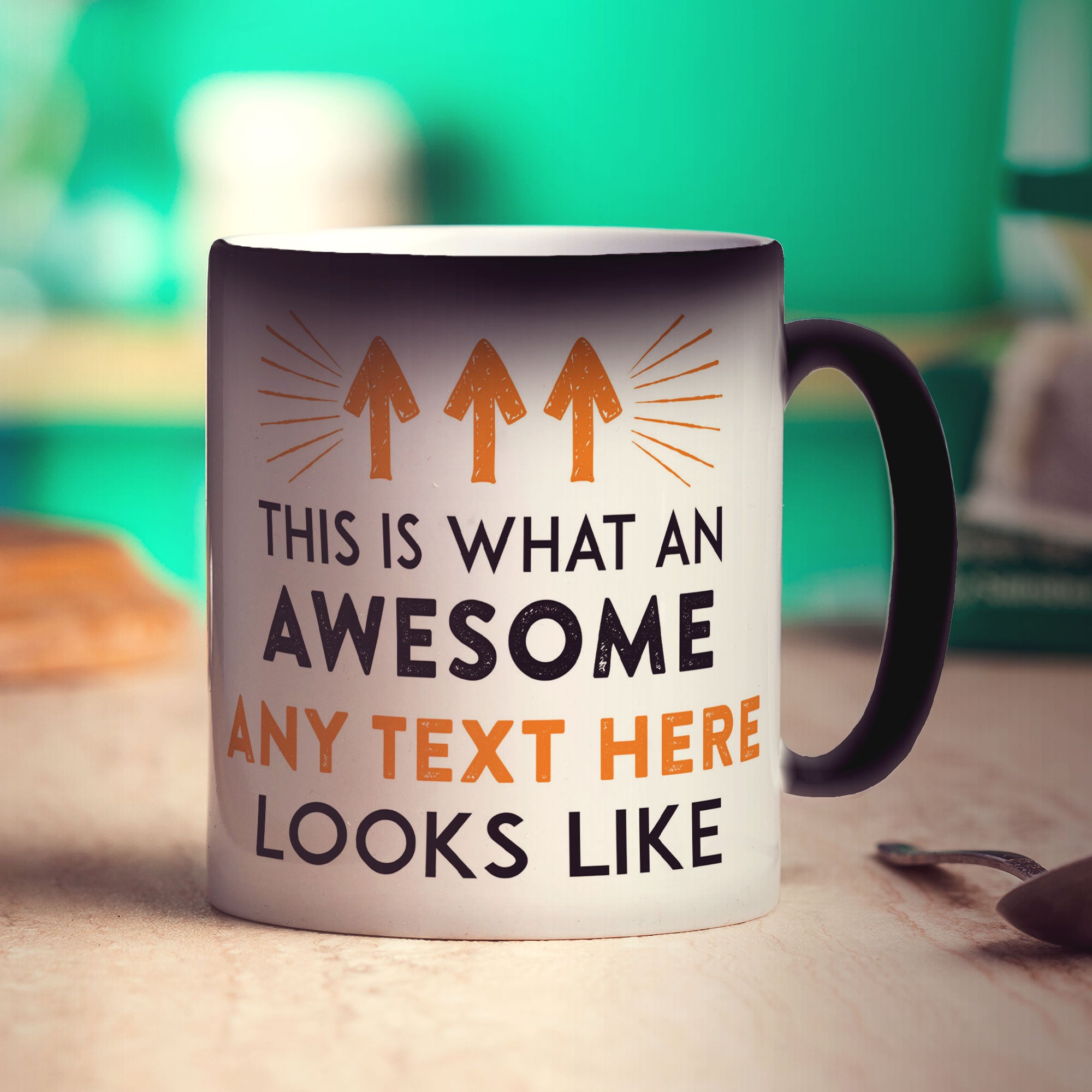 Magic Heat Sensitive Custom Awesome Mug - Add Your Own Text
