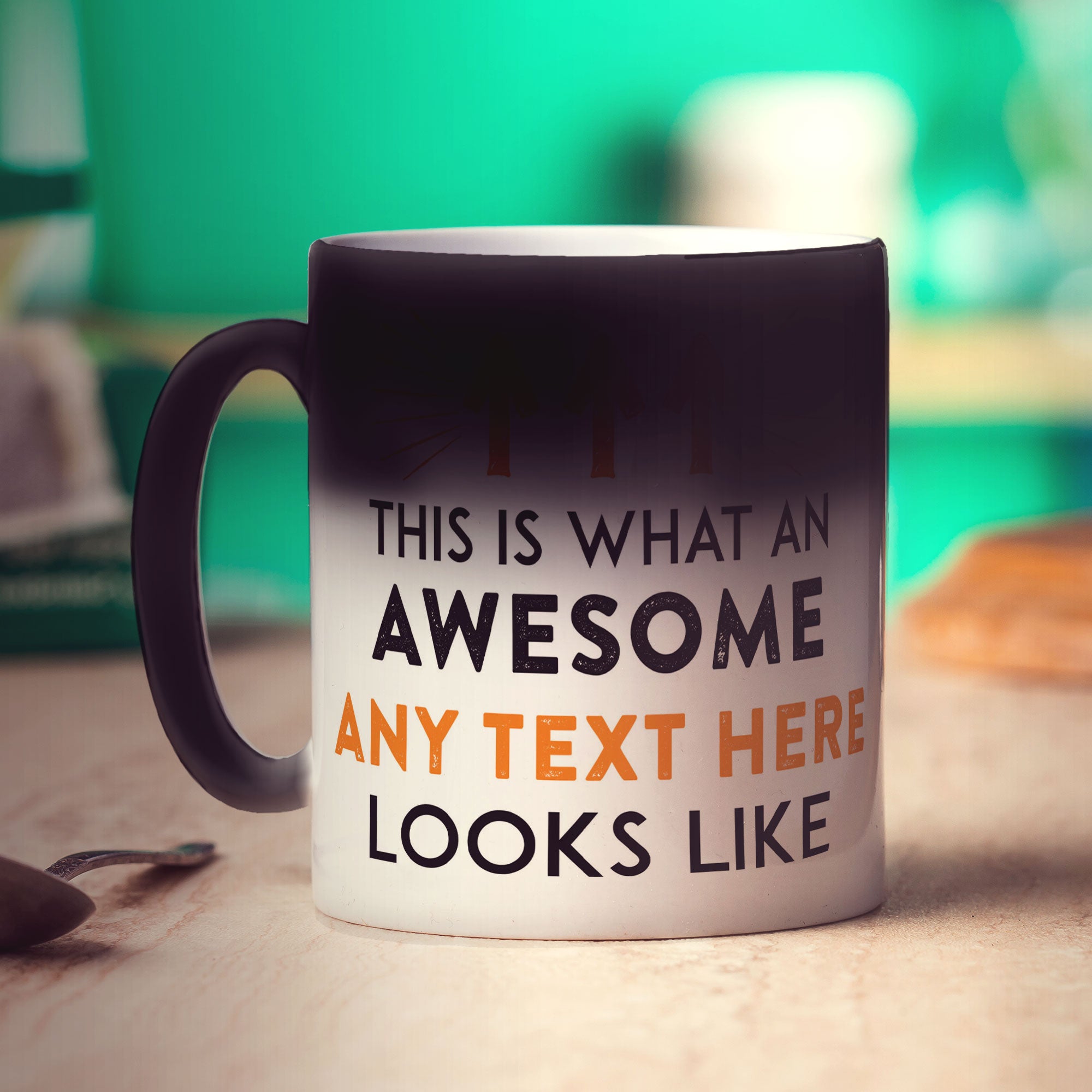 Magic Heat Sensitive Custom Awesome Mug - Add Your Own Text