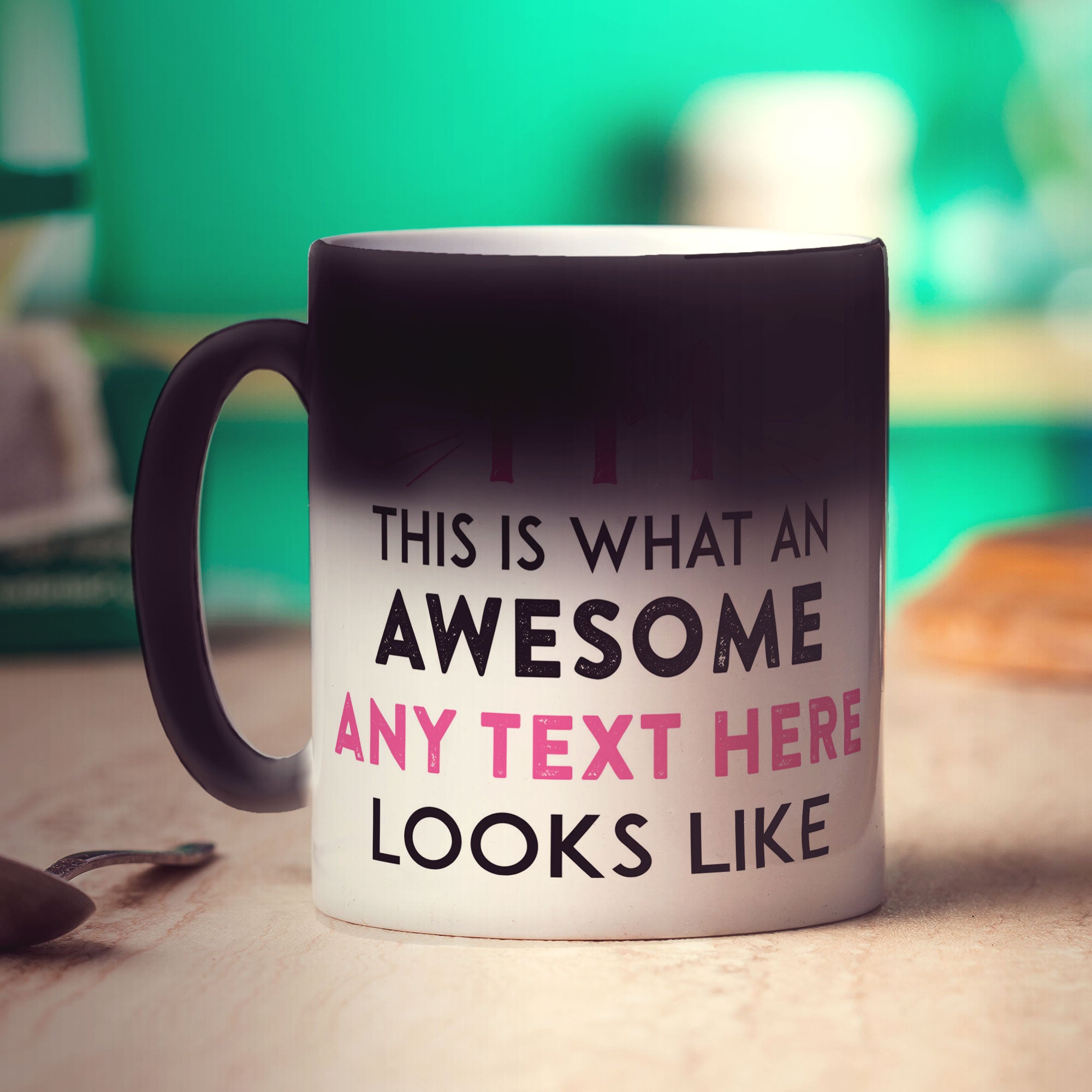 Magic Heat Sensitive Custom Awesome Mug - Add Your Own Text