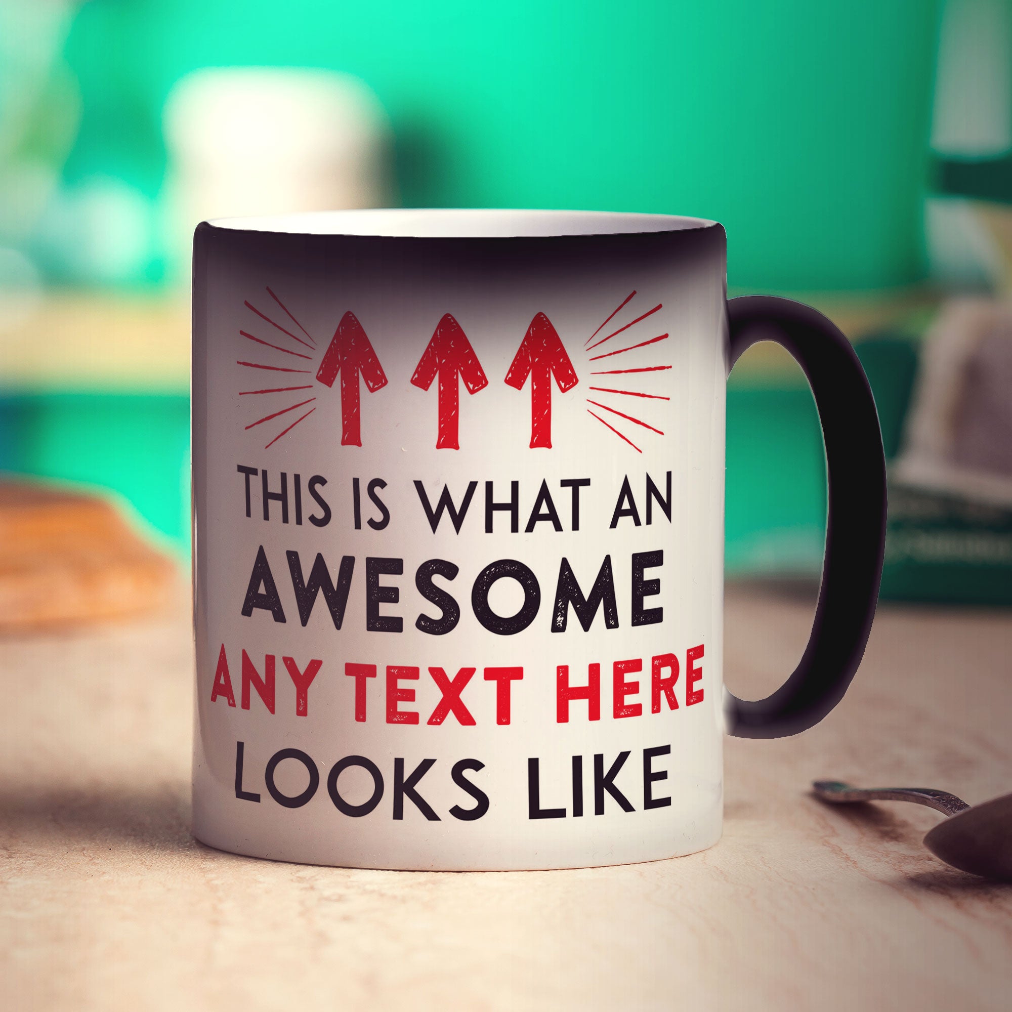 Magic Heat Sensitive Custom Awesome Mug - Add Your Own Text