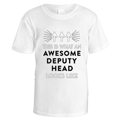 Awesome Deputy Head T-Shirt - Medium / White