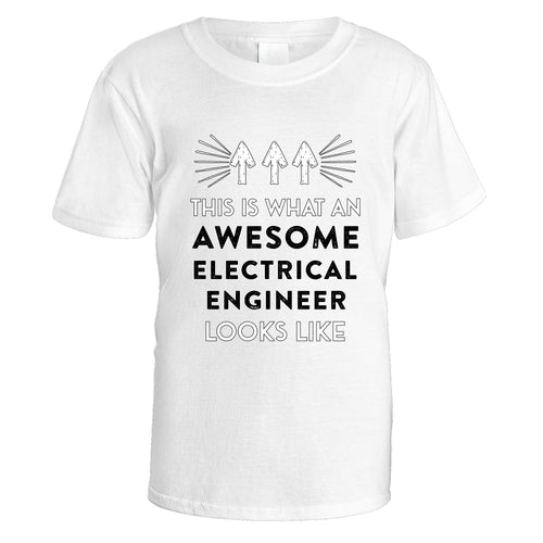 Awesome Electrical Engineer T-Shirt - Medium / White