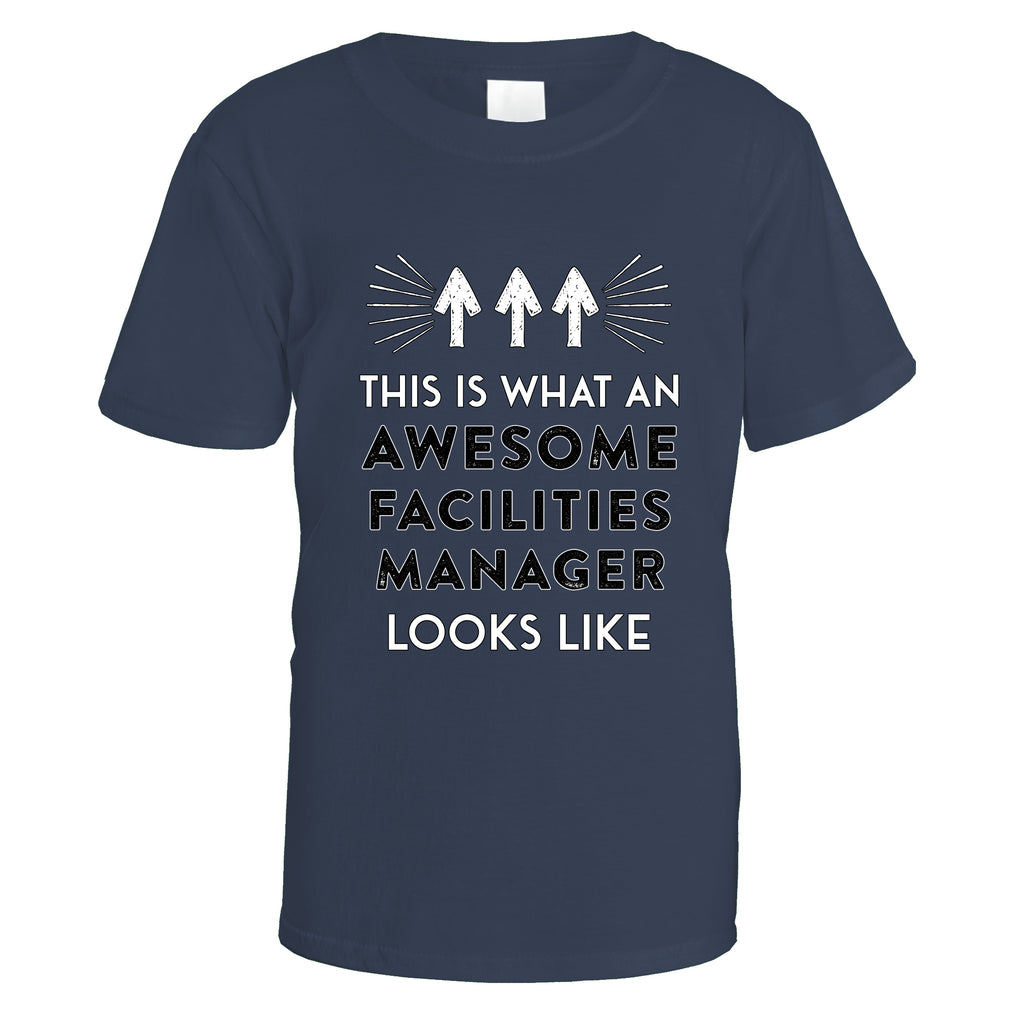Awesome Facilities Manager T-Shirt - Small / Navy