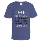 awesome-facilities-manager-t-shirt - Purple