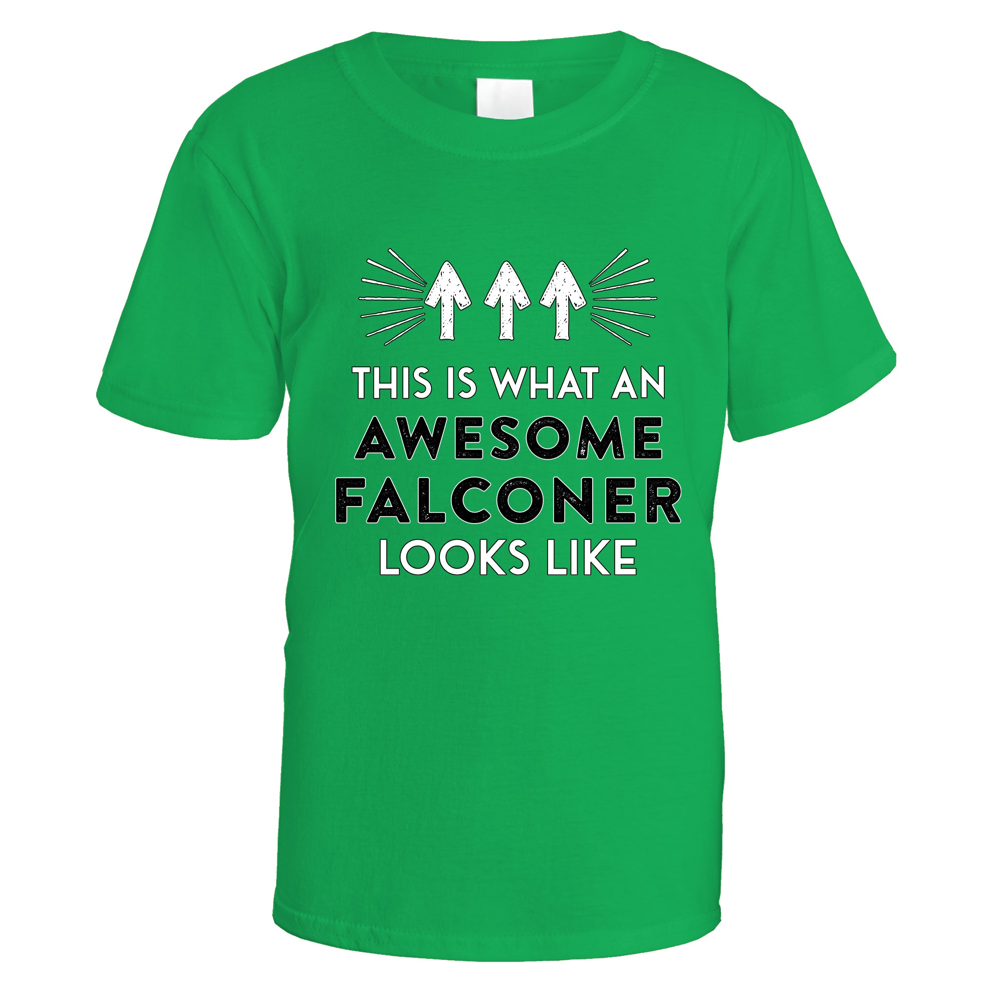 awesome-falconer-t-shirt - Irish Green