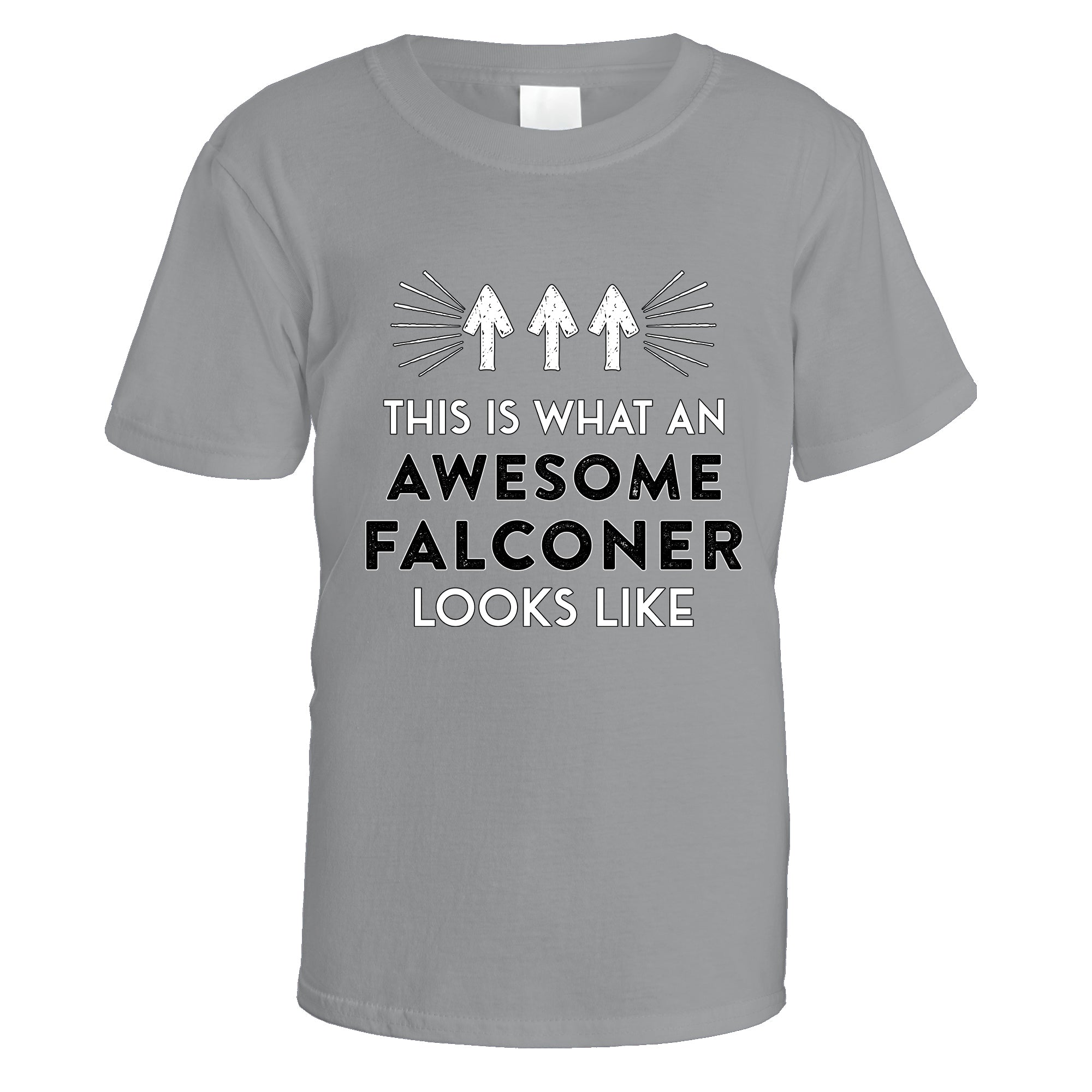 awesome-falconer-t-shirt - Sports Grey