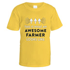 Awesome Farmer T-Shirt - Small / Daisy