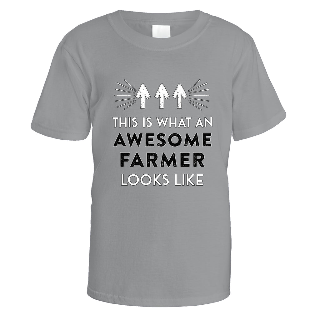 Awesome Farmer T-Shirt - Small / Sports Grey