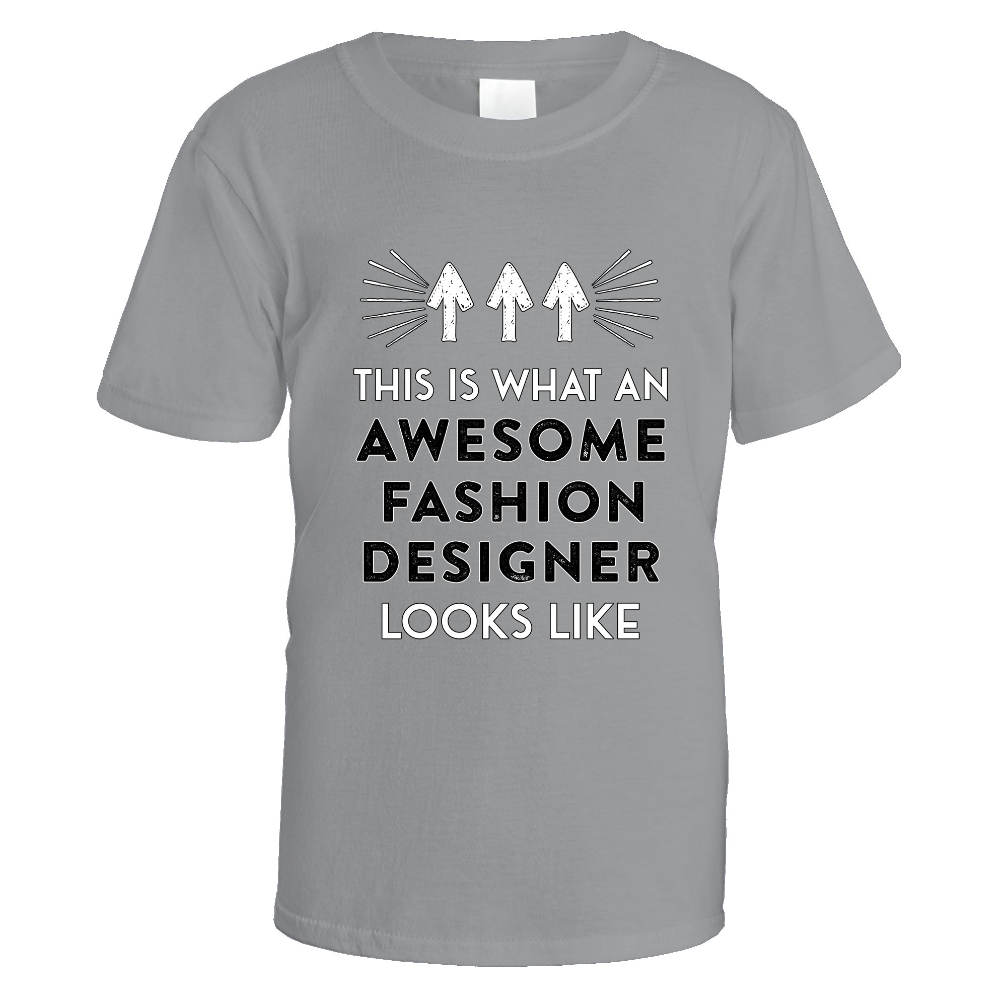 awesome-fashion-designer-t-shirt - Sports Grey