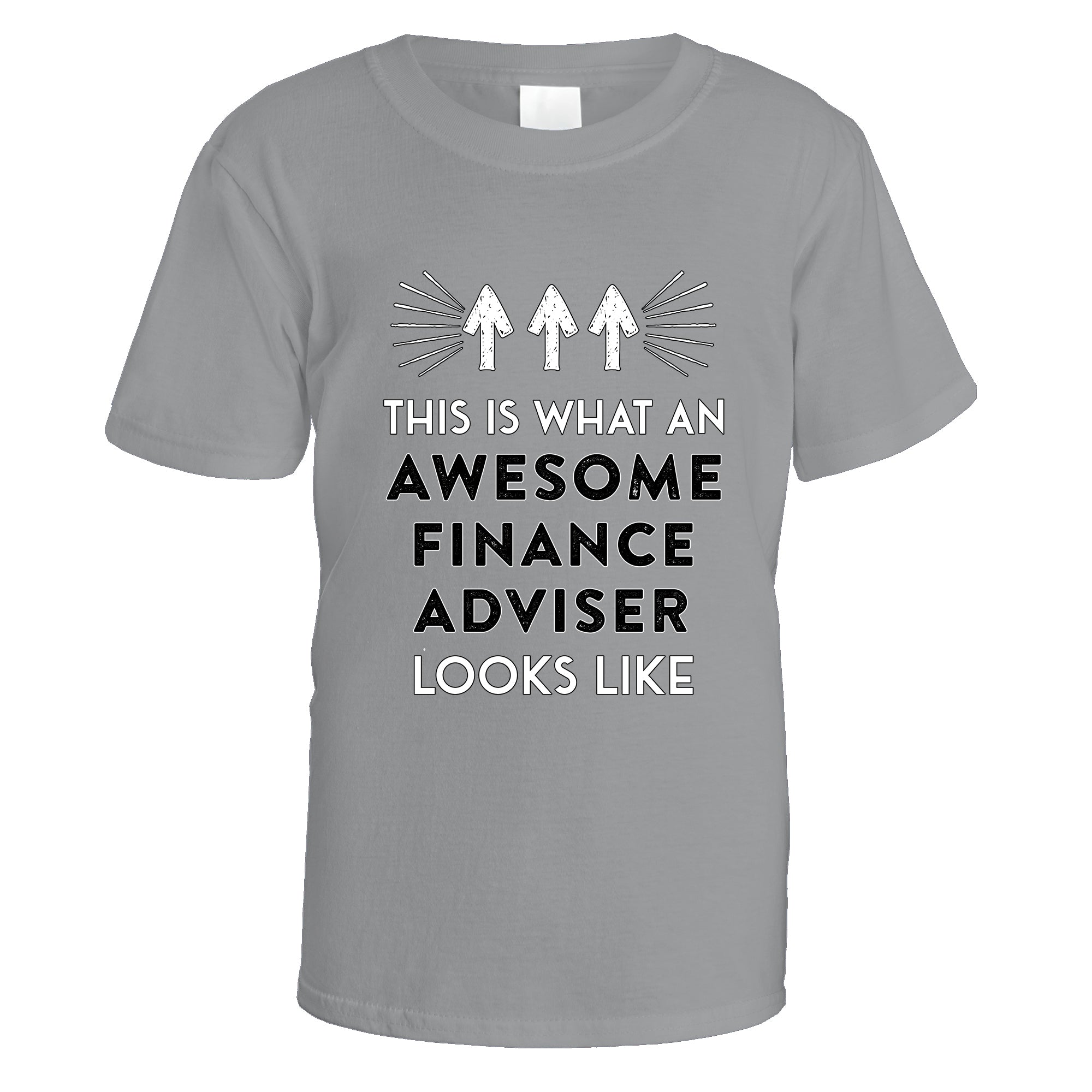 awesome-finance-adviser-t-shirt - Sports Grey